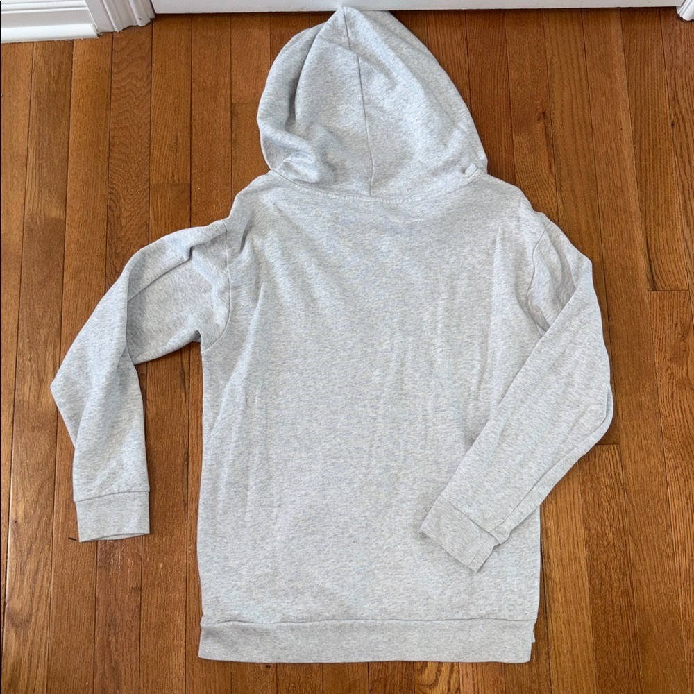 Victoria's Secret PINK Gray Hooded Sweatshirt Size XS Oversized Hoodie - Picture 6 of 6